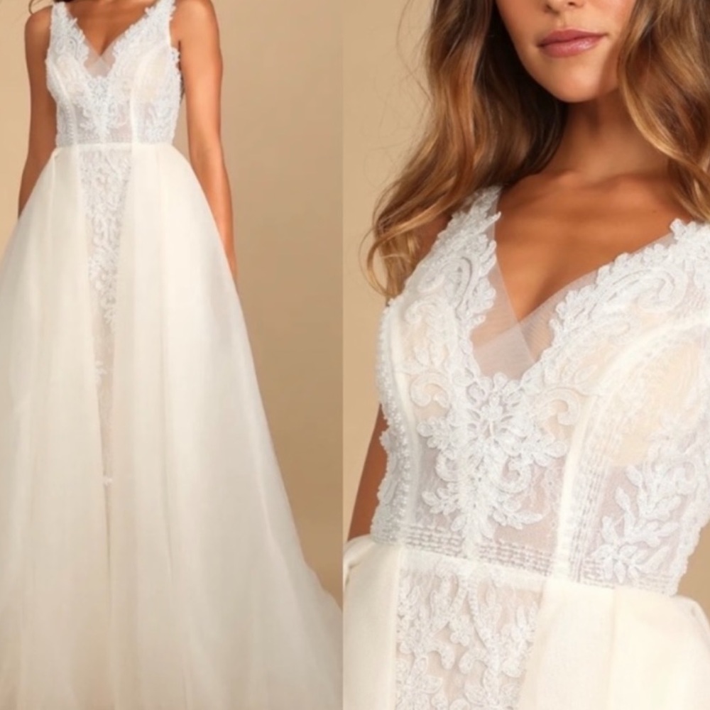 Lulus wedding dress